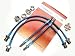 Brake Lines stainless Steel Fiat Cinquecento 09i 11i Sporting Solid Orange