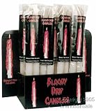 Pair of Blood Dripping Candles