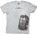 Dr Doctor Who British Science Fiction TV Series TARDIS Adult Ice Gray Tee T-Shirt