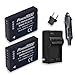 2 Pack Power2000 BCG-10 Batteries and Charger (Includes 2-1200mAh batteries and pocket charger) for the Panasonic Lumix DMC-G10 , DMC-TZ10, DMC-TZ10K, DMC-TZ10N, DMC-TZ10R, DMC-TZ10S, DMC-TZ6, DMC-TZ7, DMC-TZ8, DMC-ZR1, DMC-ZR1A, DMC-ZR1K, DMC-ZR1R, DMC-ZR1S, DMC-ZR1W, DMC-ZR3, DMC-ZR3A, DMC-ZR3GK, DMC-ZR3K, DMC-ZR3N, DMC-ZR3R, DMC-ZR3S, DMC-ZR3T, DMC-ZS1, DMC-ZS1, DMC-ZS1S, DMC-ZS3, DMC-ZS3A, DMC