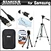 Starter Accessories Kit For The Samsung DV300F DualView Digital Camera Includes Deluxe Carrying Case + 50 Tripod With Case + MiCRO USB Cable + USB 2.0 Card Reader + LCD Screen Protectors + Mini TableTop Tripod + MicroFiber Cleaning Cloth