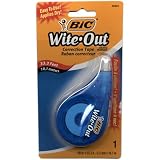 BIC EZ Correct Correction Tape, White, 1-Count, 33.3 feet