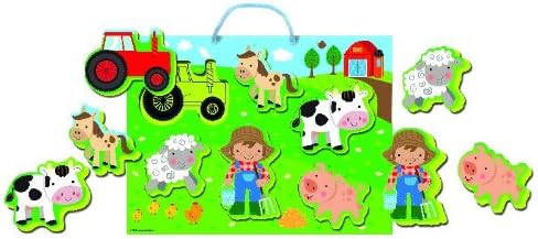 Soft Shapes Chunky Puzzle: Busy Little Farm: (Foam Puzzle and Playset)