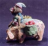 Going to Town Folk Art Americana Collection Showcase Ornament 1994 Hallmark Ornament QK1166