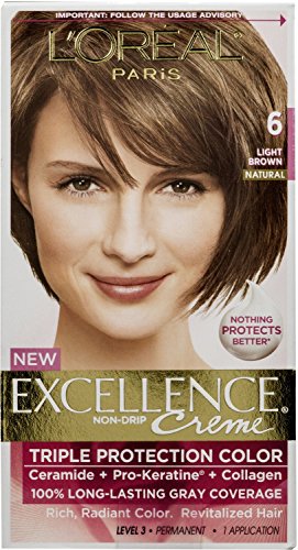 L'Oreal Paris Excellence Creme Triple Protection Color 6 Light Brown/Natural