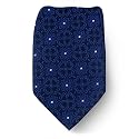 Men's Sean John Designer Silk Neck Tie Navy Navy and White