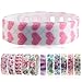 Padgene 11 Pieces Floral Wrist Watch - Silicone Rubber Gel Jelly Unisex Adjustable Bracelet, Digital Band