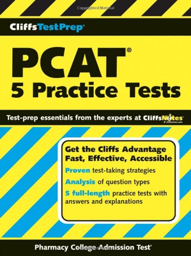 CliffsTestPrep PCAT: 5 Practice Tests
