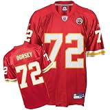 Glenn Dorsey Jersey: Reebok Red Replica #72 Kansas City Chiefs Jersey - XX-Large