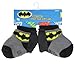 Batman Infant Socks with Cape, Black/Grey