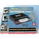 NEW DELUXE LARGER CAPACITY 75lb DIGITAL POSTAL SHIPPING KITCHEN SCALE + AC ADAPTOR
