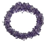 Amethyst Chip Stretch Bracelet