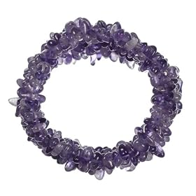 Amethyst Chip Stretch Bracelet by Amazon.com Collection