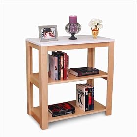 Gothic Cabinet Craft Unfinished Real Wood Open Bookcase W  3 Shelves by Gothic Cabinet Craft