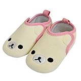 ブーティー リラックマ Rilakkuma はじめてシューズ ☆室内履き☆ 滑り止め加工（コリラックマ125）