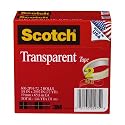 3M 6002P3472 Transparent Tape 600-2P34-72 .75 X 2592 3 core transparent 2 Rls