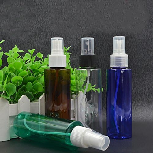 12 Pcs Portable Refillable Plastic Fine Mist Perfume Make Up Clear Empty Spray Sprayer Bottle Cosmetic Atomizer 120ML(different color)