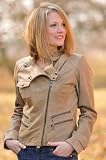 Women's Andrew Marc Harper Leather Motorcycle Jacket