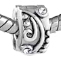 Flower Clips Stopper Locks Beads Fits Pandora Chamilia Charms Bracelet