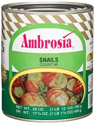 Ambrosia Snails, Vlg, 96-Count Can (Pack Of 3)