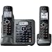 Panasonic KX-TG7642M DECT 6.0 Link-to-Cell via Bluetooth Cordless Phone with Answering System, Metallic Gray, 2 Handsets