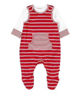 Mix and Match Stripe Rib Dungarees