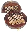 Wood Magnetic Folding Chess Set