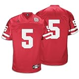 Nebraska adidas Authentic NCAA Football Jersey - Men's