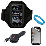 Durable Neoprene Exercise Sports Workout Armband with Adjustable Velcro Str ....
