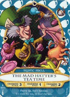Sorcerers Mask of the Magic Kingdom Game, Walt Disney World - Card #36 - The Mad Hatter's Tea Time