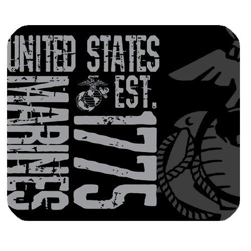Custom US Marine Corps High Quality Printing Rectangle Mouse Pad Design Your Own Computer Mousepad