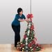 51 uFAopoFL. AA75  Thomas Kinkade Pre Lit Pull Up Christmas Tree: Wondrous Winter by The Bradford Exchange