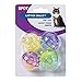 Lattice Plastic Balls with Bells - 4 pk