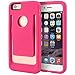 iPhone 6 Case, iPhone 6s Case, CellJoy [SLiM CLiP] Hybrid Case [Built in Belt Clip] [TPU] (Hot Pink) Protective Cover Skin