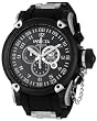 Invicta Men's 0517 Russian Diver Collection Chronograph Black Ion-Plated Watch
