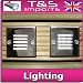 2 x LOW VOLTAGE ALUMINIUM DECKING GARDEN WALL LED LIGHT