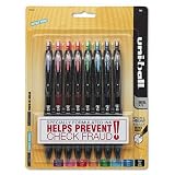 SANFORD INK COMPANY / SAN1738432 / 207 Needle Retr Rlr Ball Pen, BLK Brl, 8 Asstd Ink Clrs, Fine, 8/pk / Sold as 1 ST