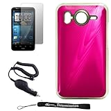 Premium Metallic Pink Design Cover / Snap On Crystal Protective Hard Case f ....