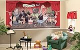 Jungle Jamboree Band Wall Mural