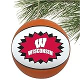Wisconsin Badgers Mini-Replica Basketball Ornament