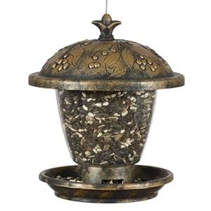 Perky-Pet 305 Holly Berry Gilded Chalet Wild Bird Feeder