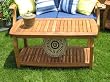 Eco Friendly Indoor or Outdoor Patio Furniture Coffee Table - Eucalyptus