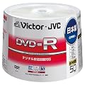 Victor 映像用DVD-R CPRM対応 16倍速 120分 4.7GB マットシルバーレーベル 50枚 日本製 VD-R120NQ50