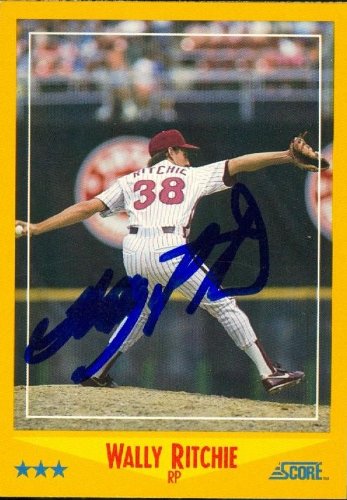 Wally Ritchie Autographed Hand Signed MLB Baseball Card Philadelphia Phillies 1988 Score 526B0055HKVRA