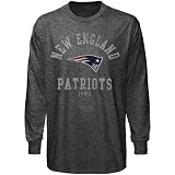 New England Patriots Team Two Long Sleeve T-Shirt - Charcoal