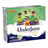 Pampers UnderJams Boys Size 7 (S/M) Diapers Mega Pack 27 Count (Pack of 3)