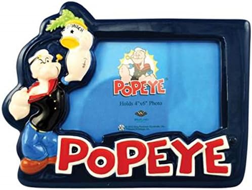 4 x 6 Inch Popeye and Spinach Cartoon Collectible Picture Frame