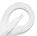 OrthoStep Flat Athletic White 40 inch Shoelaces 2 Pair Pack