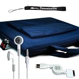 Classy Slim Hard Nylon Carrying Cube Cover Case with Pocket for Apple iPad WiFi / 3G 16GB 32GB 64GB + Includes a 4-inch eBigValue (TM) Determination Hand Strap + Retractable Hotsync Usb Data Cable for Apple Ipad + Fashion Earbud Headset Headphones 3.5mm In-Ear Stereo ( White )