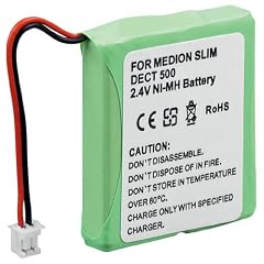 Wentronic Ersatzakku f�r schnurlose Telefone Sinus A201, FritzFon (MT-D), Medion (600 mAh)